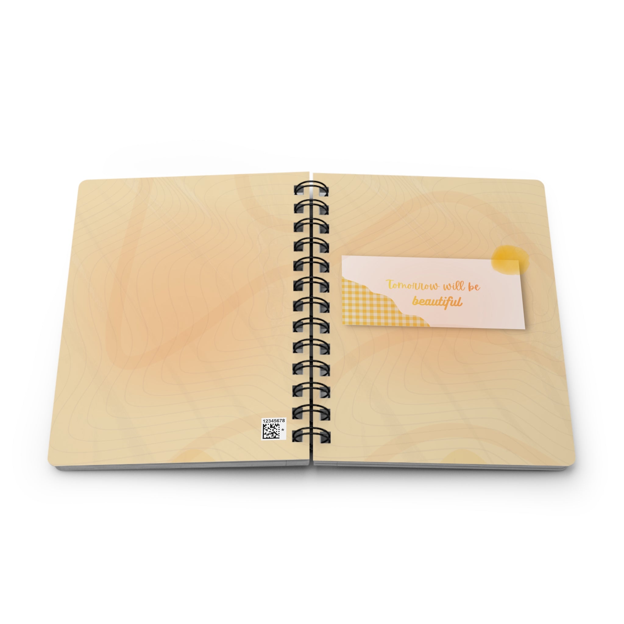 Spiral Journal — "Tomorrow Will Be Beautiful" Motivational Notebook