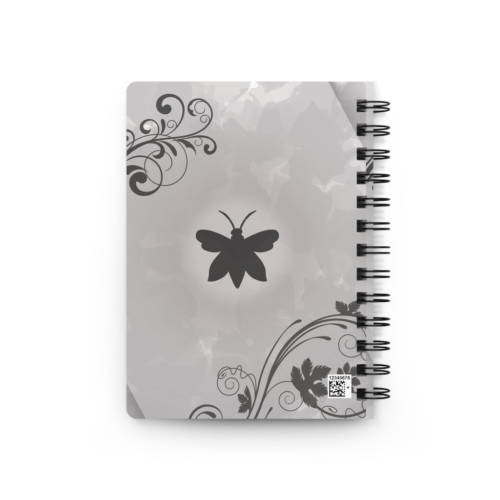 Bet On Me Spiral Notebook — Inspirational Floral Butterfly Journal