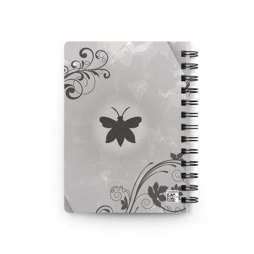 Bet On Me Spiral Notebook — Inspirational Floral Butterfly Journal