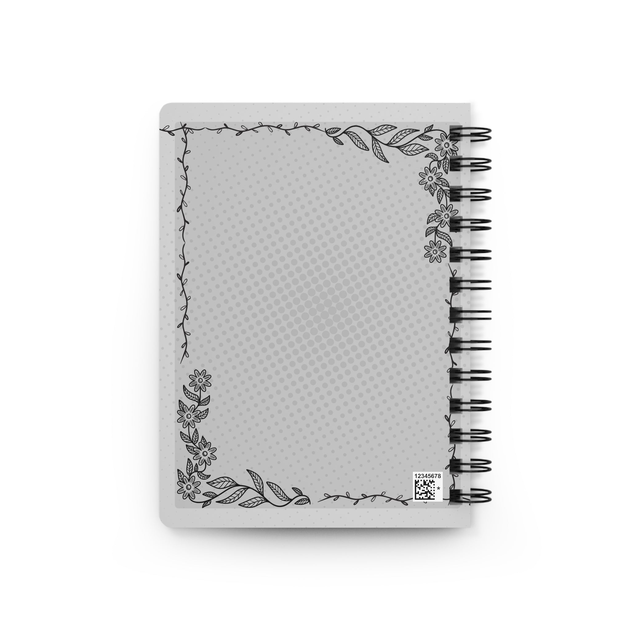Believe in Yourself Floral Spiral Journal