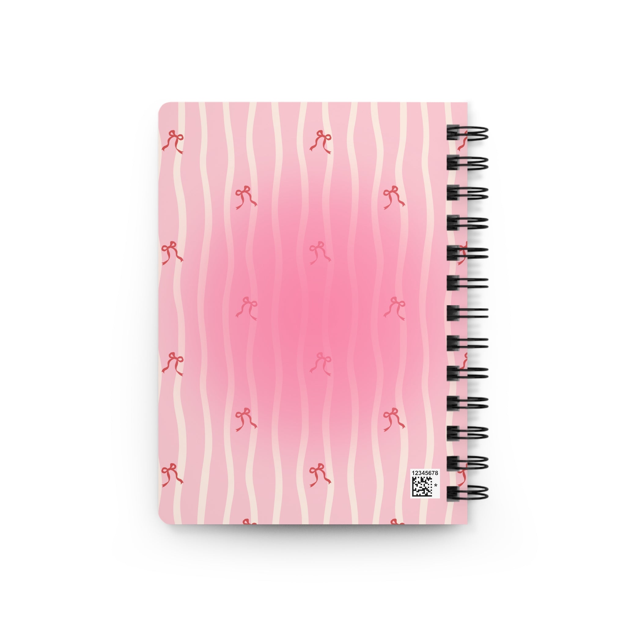 Pink Notebook — Lined Spiral-Bound Cute Journal