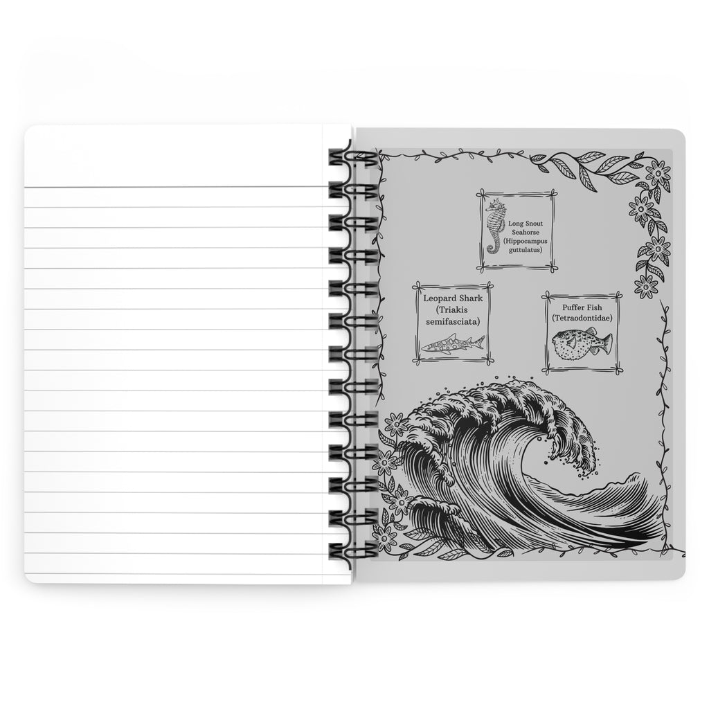 Believe in Yourself Floral Spiral Journal