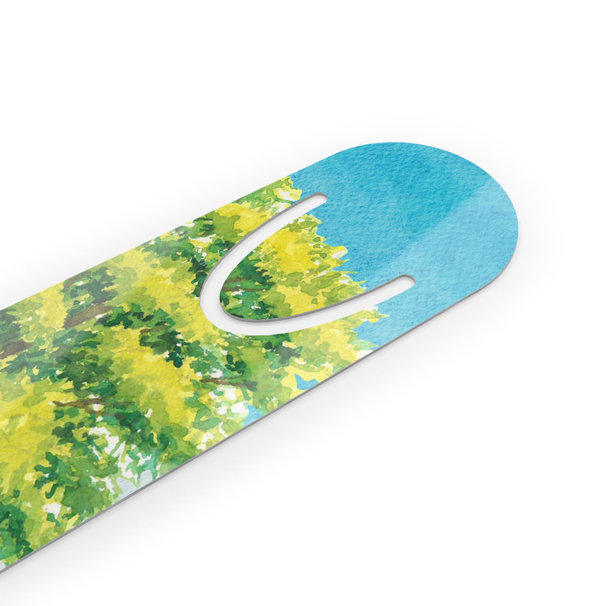 Forest Bookmark – Mushroom & Tree Metal Page Marker