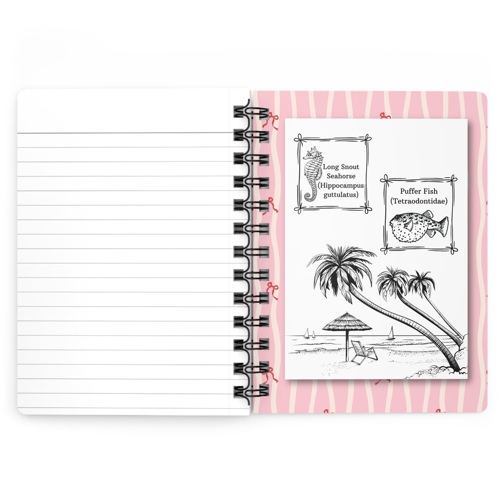 Pink Notebook — Lined Spiral-Bound Cute Journal