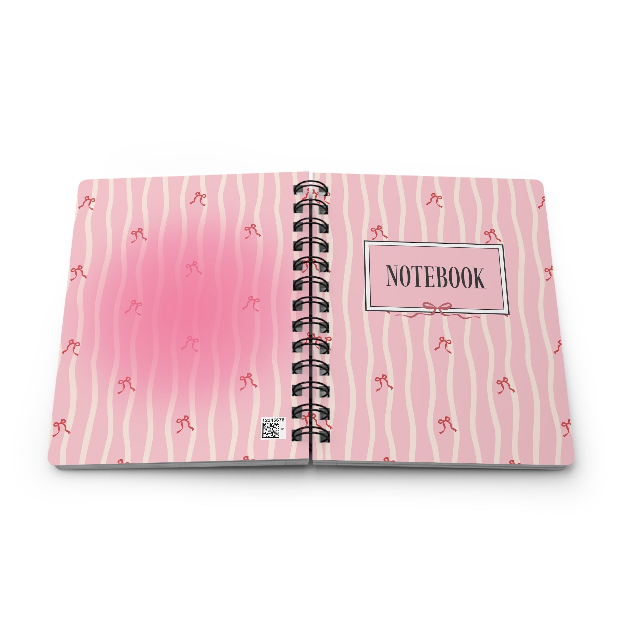 Pink Notebook — Lined Spiral-Bound Cute Journal